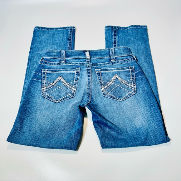 Ariat Denim - Ariat jeans Mid Rise Straight leg jeans Medium wash stretchy women Size 27